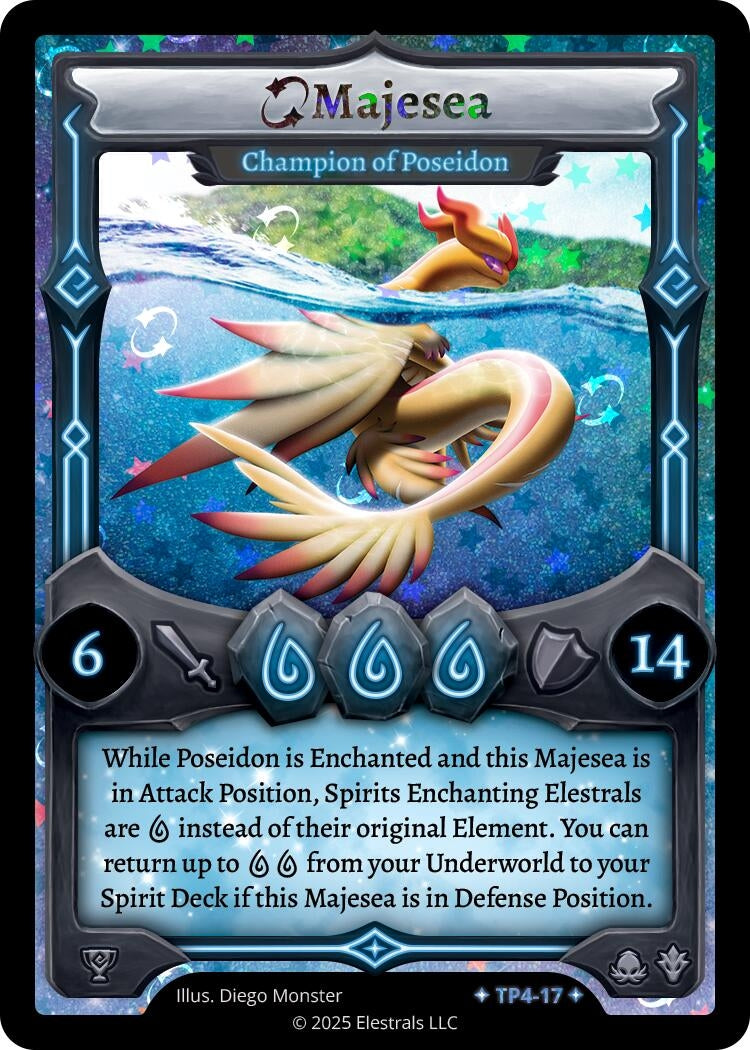Image for Majesea - Champion of Poseidon (TP4-17) - Elestrals