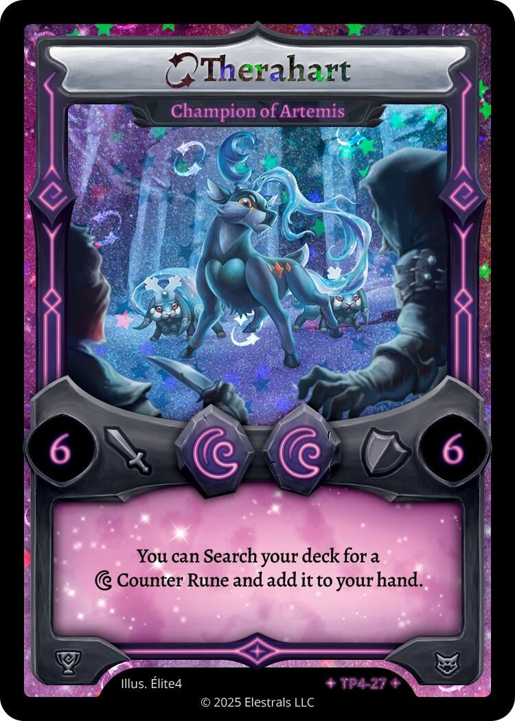 Image for Therahart - Champion of Artemis (TP4-27) - Elestrals