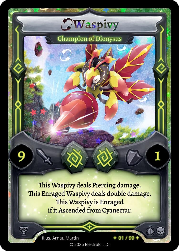 Image for Waspivy - Champion of Dionysus (Serialized) (x/99) - Elestrals