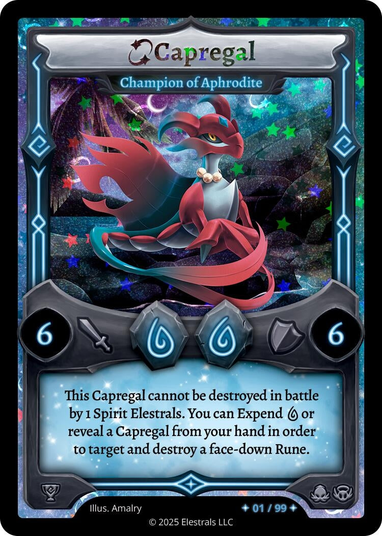 Image for Capregal - Champion of Aphrodite (Serialized) (x/99) - Elestrals