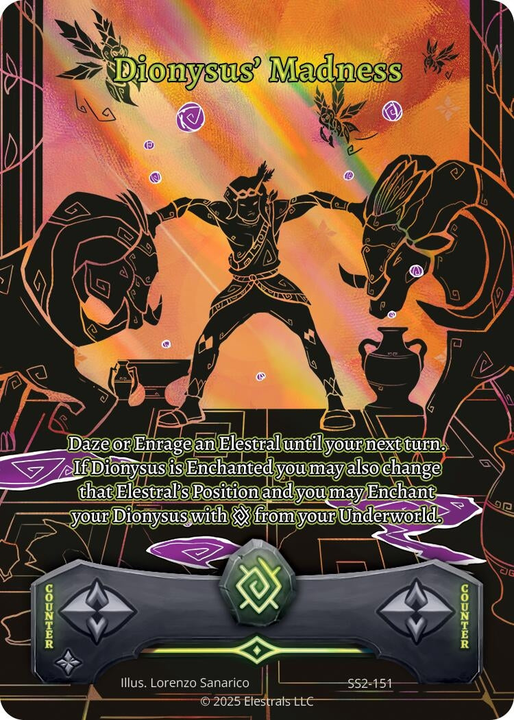Image for Dionysus' Madness (Full Art) (SS2-151) - Elestrals