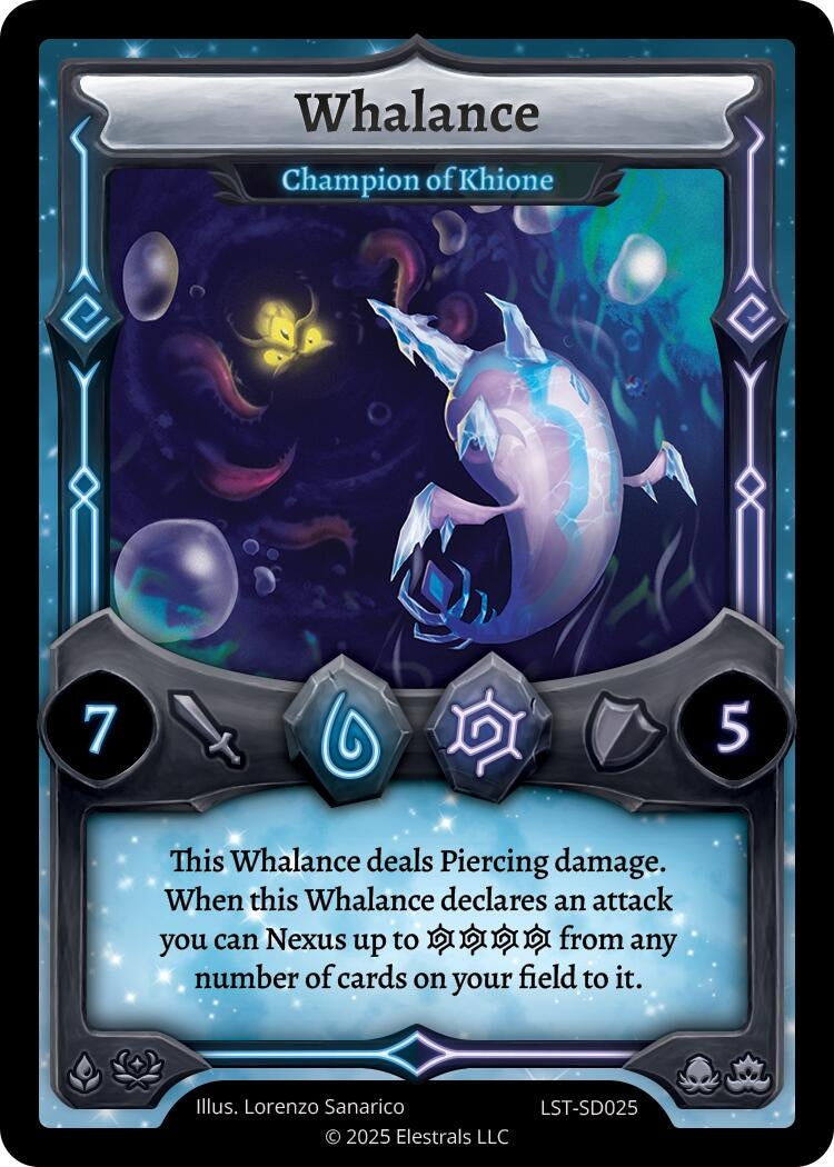 Whalance - Champion of Khione (LST-SD025)