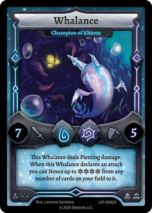 Whalance - Champion of Khione (LST-SD025)
