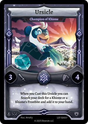 Ursicle - Champion of Khione (LST-SD037)