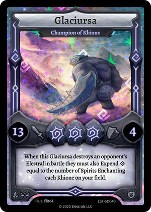 Glaciursa - Champion of Khione (LST-SD040)