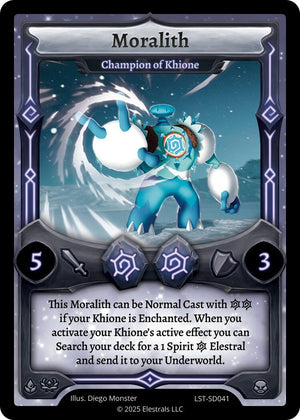 Moralith - Champion of Khione (LST-SD041)