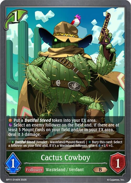Image for Cactus Cowboy (BP11-014EN) - Shadowverse: Evolve