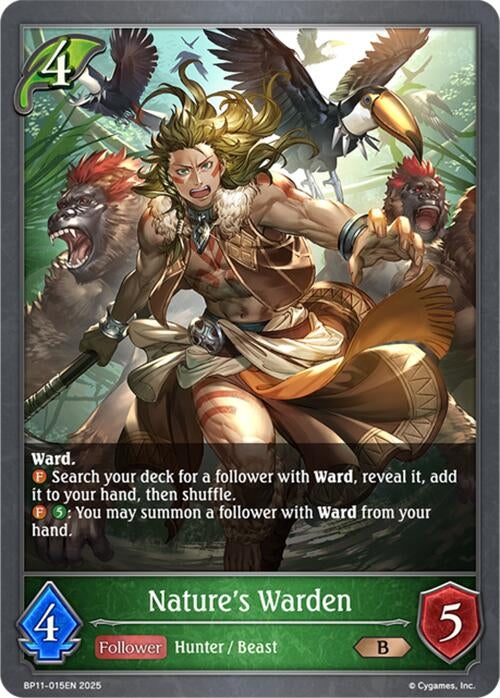 Image for Nature's Warden (BP11-015EN) - Shadowverse: Evolve
