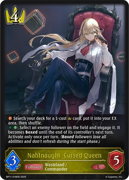 Image for Nahtnaught, Cursed Queen (BP11-018EN) - Shadowverse: Evolve