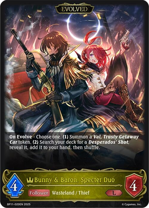 Image for Bunny & Baron, Specter Duo (Evolved) (BP11-020EN) - Shadowverse: Evolve