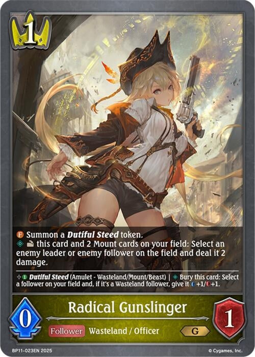 Image for Radical Gunslinger (BP11-023EN) - Shadowverse: Evolve