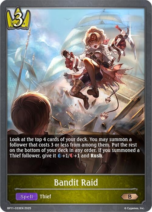 Image for Bandit Raid (BP11-033EN) - Shadowverse: Evolve