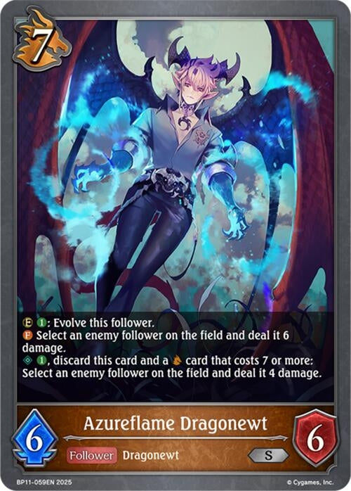 Image for Azureflame Dragonewt (BP11-059EN) - Shadowverse: Evolve
