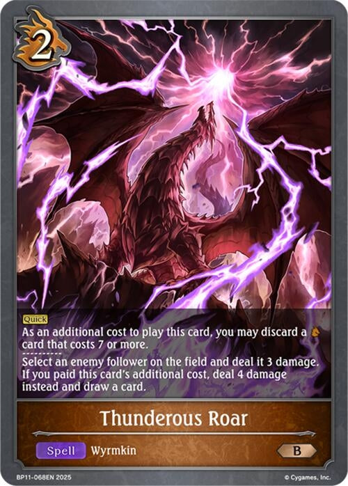 Image for Thunderous Roar (BP11-068EN) - Shadowverse: Evolve