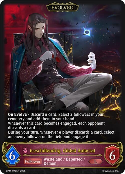 Image for Iceschillendrig, Gilded Autocrat (Evolved) (BP11-070EN) - Shadowverse: Evolve