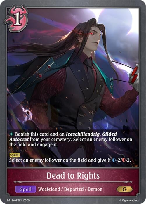 Image for Dead to Rights (BP11-075EN) - Shadowverse: Evolve