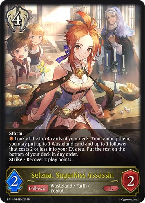 Image for Selena, Sugarkiss Assassin (BP11-086EN) - Shadowverse: Evolve