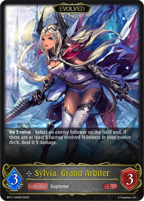 Image for Sylvia, Grand Arbiter (Evolved) (BP11-104EN) - Shadowverse: Evolve