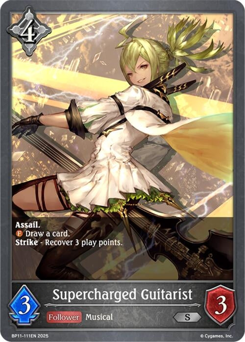 Image for Supercharged Guitarist (BP11-111EN) - Shadowverse: Evolve