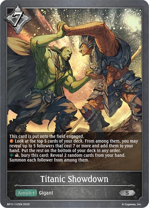 Image for Titanic Showdown (BP11-112EN) - Shadowverse: Evolve