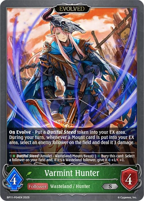 Image for Varmint Hunter (Evolved) - P04 (Foil) (BP11-P04EN) - Shadowverse: Evolve