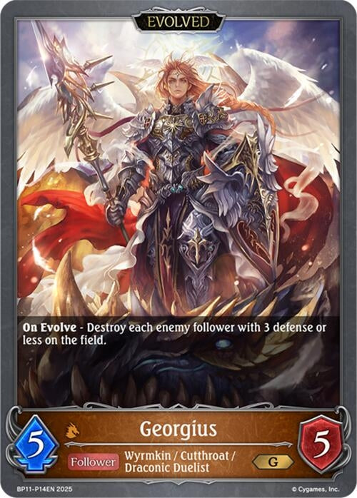 Image for Georgius (Evolved) - P14 (Foil) (BP11-P14EN) - Shadowverse: Evolve