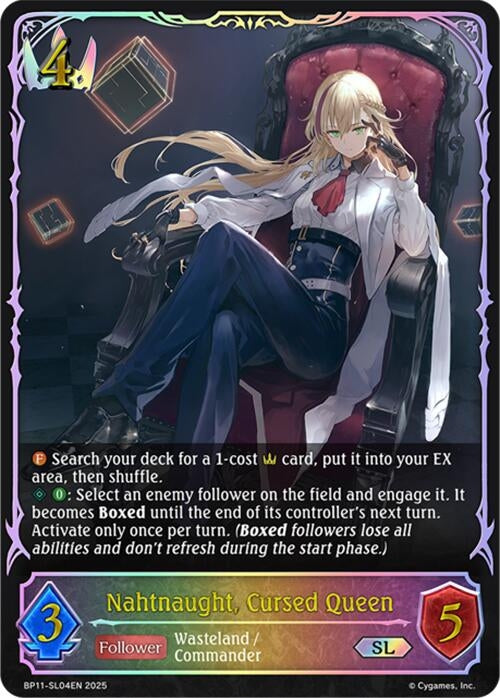 Image for Nahtnaught, Cursed Queen (SL) (BP11-SL04EN) - Shadowverse: Evolve