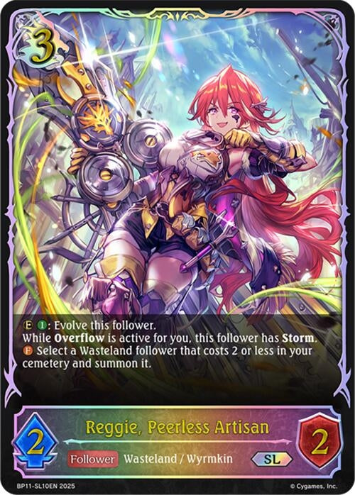 Image for Reggie, Peerless Artisan (SL) (BP11-SL10EN) - Shadowverse: Evolve