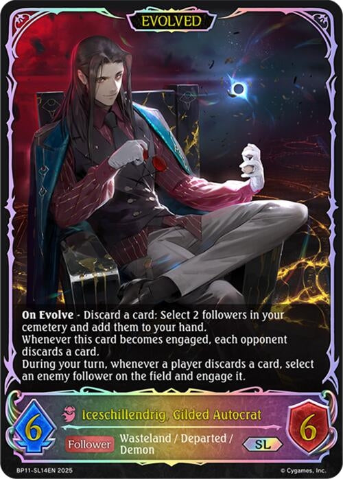 Image for Iceschillendrig, Gilded Autocrat (Evolved) (SL) (BP11-SL14EN) - Shadowverse: Evolve