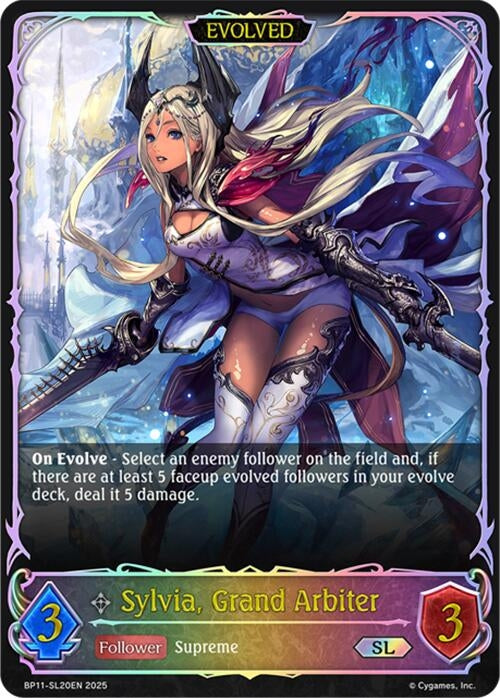 Image for Sylvia, Grand Arbiter (Evolved) (SL) (BP11-SL20EN) - Shadowverse: Evolve