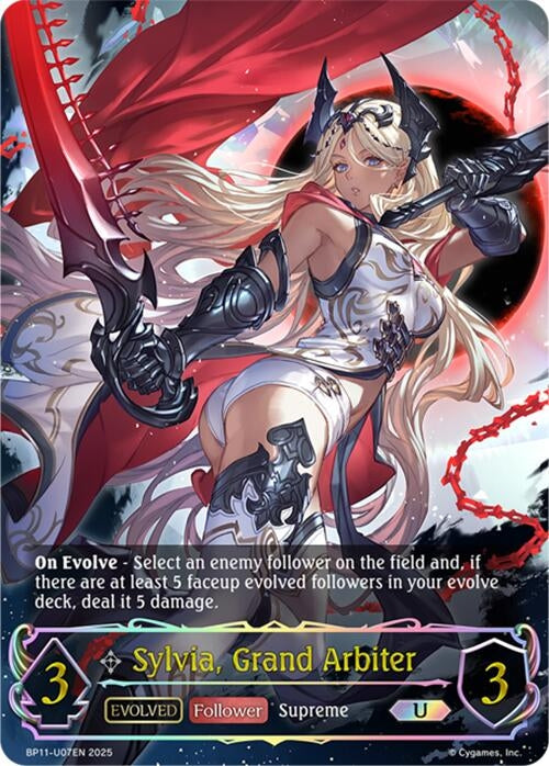 Image for Sylvia, Grand Arbiter (Evolved) (U) (BP11-U07EN) - Shadowverse: Evolve