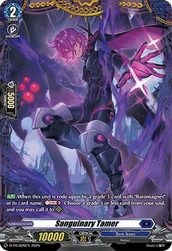 Image for Sanguinary Tamer (D-PR/826EN) - Cardfight Vanguard