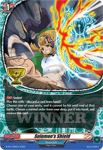 Image for Solomon's Shield (D-PR/1005EN) - Cardfight Vanguard
