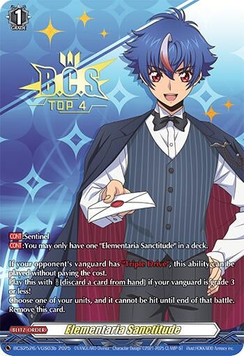Image for Elementaria Sanctitude (VGS03b) (BCS2526/VGS03b) - Cardfight Vanguard