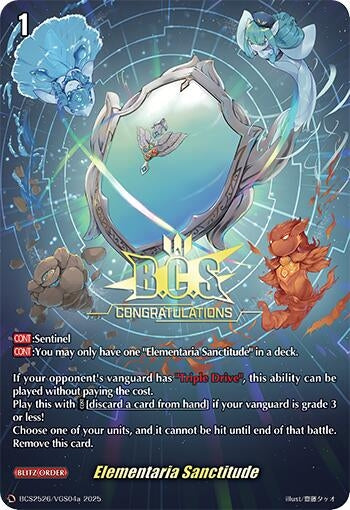 Image for Elementaria Sanctitude (VGS04a) (BCS2526/VGS04a) - Cardfight Vanguard