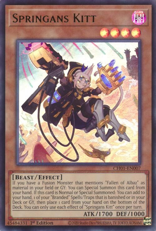 Springans Kitt (CH01-EN007) – 50cards