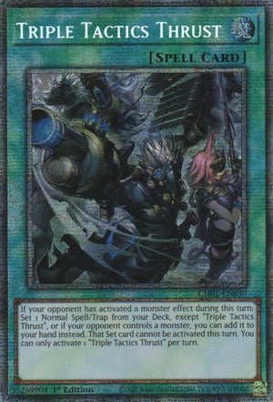 Triple Tactics Thrust (Starlight Rare) (CH01-EN030)