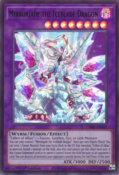 Mirrorjade the Iceblade Dragon (CH01-EN042)