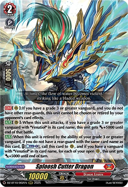 Image for Sploosh Cutter Dragon (DZ-BT10/002EN) - Cardfight Vanguard