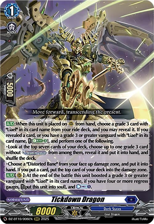Image for Tickdown Dragon (DZ-BT10/006EN) - Cardfight Vanguard