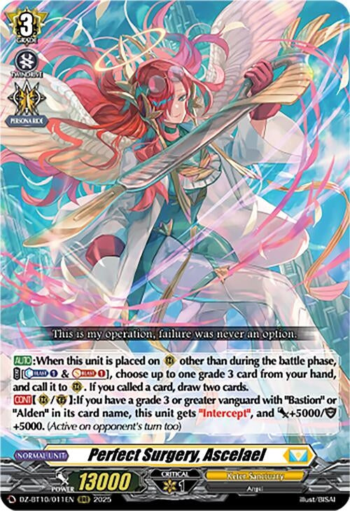 Image for Perfect Surgery, Ascelael (DZ-BT10/011EN) - Cardfight Vanguard