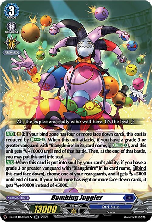 Image for Bombing Juggler (DZ-BT10/023EN) - Cardfight Vanguard