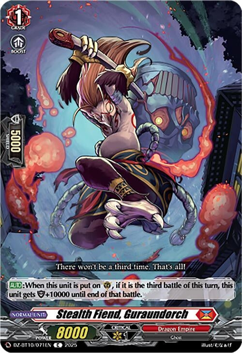 Image for Stealth Fiend, Guraundorch (DZ-BT10/071EN) - Cardfight Vanguard