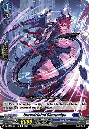 Unrestricted Sharpedge (DZ-BT10/081EN)