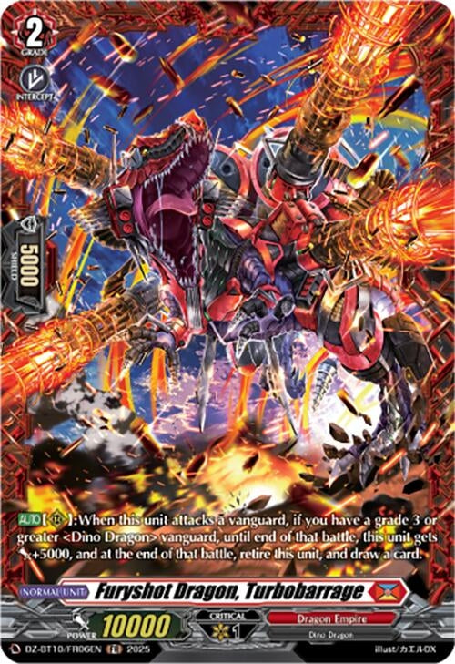 Image for Furyshot Dragon, Turbobarrage (FR) (DZ-BT10/FR06EN) - Cardfight Vanguard