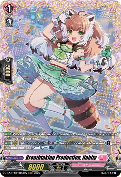 Image for Breathtaking Production, Nabity (FR) (DZ-BT10/FR43EN) - Cardfight Vanguard