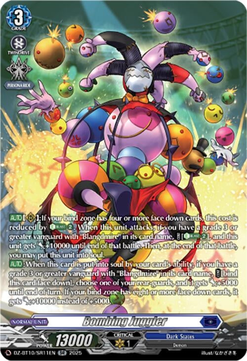 Image for Bombing Juggler (SR) (DZ-BT10/SR11EN) - Cardfight Vanguard