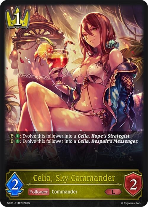 Image for Celia, Sky Commander (SP01-011EN) - Shadowverse: Evolve