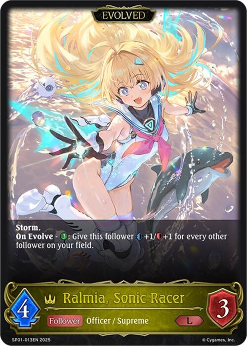 Image for Ralmia, Sonic Racer (Evolved) (SP01-013EN) - Shadowverse: Evolve