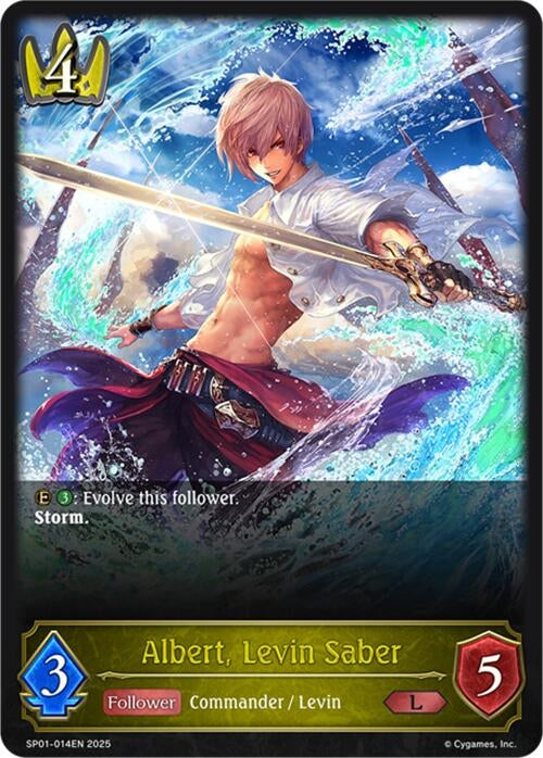 Image for Albert, Levin Saber (SP01-014EN) - Shadowverse: Evolve